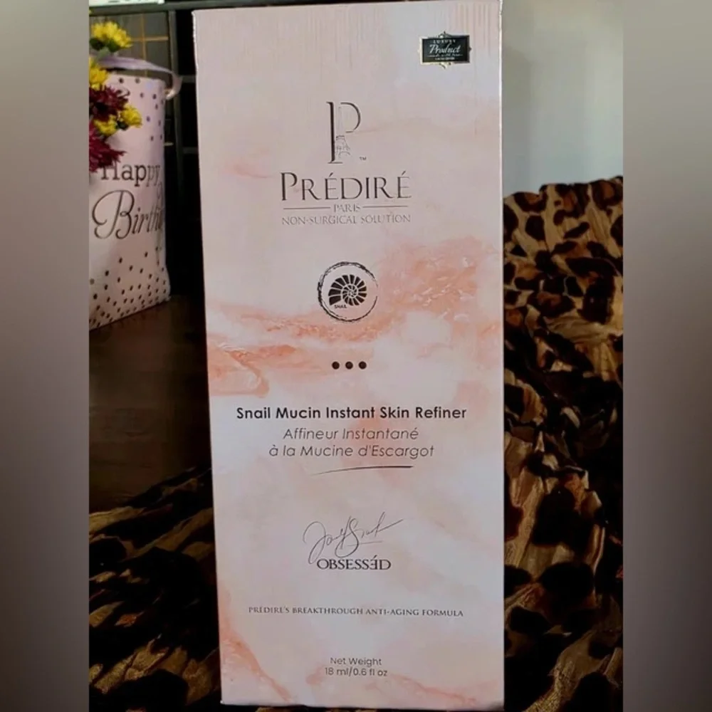 PREDIRE PARIS Snail Skin 60 Second Wrinkle Remover, Authentic & New.